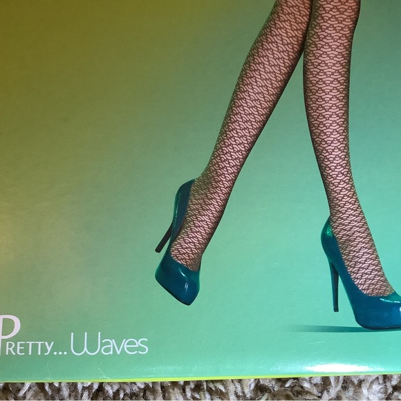 Pretty Polly mesh wave tights, color nude, One Size - Picture 2 of 12